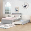 Whisen Modern Design Wooden Twin Size Platform Bed Frame with 2 Drawers/ Trundle - 2 of 4