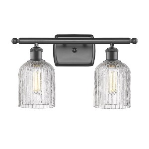 Bridal Veil - 2 Light Bath Vanity In Art Deco Style-10 Inches Tall and 15 Inches Wide - 1 of 1