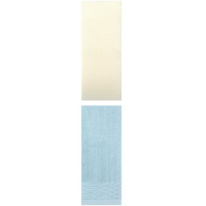 REGALWOVEN Cotton Soft Absorbent Hand Towel for Bathroom Kitchen Hotel Spa 14" x 30"/13" x 30" 2 Pcs - 1 of 4