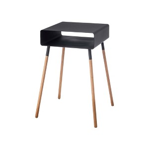 Yamazaki Home - Storage Table - Two Sizes - Steel + Wood - 1 of 4