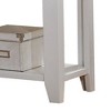 22" Lacey Nightstand White - Acme Furniture: Elegant Bedside Table with Storage, No Assembly Required - 3 of 4