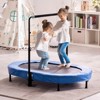 VEVOR Kids Trampoline, 56x36 inch Indoor Outdoor Trampoline, Foldable Mini Trampoline with Handle, Rebounder Trampoline for Toddlers - 2 of 4