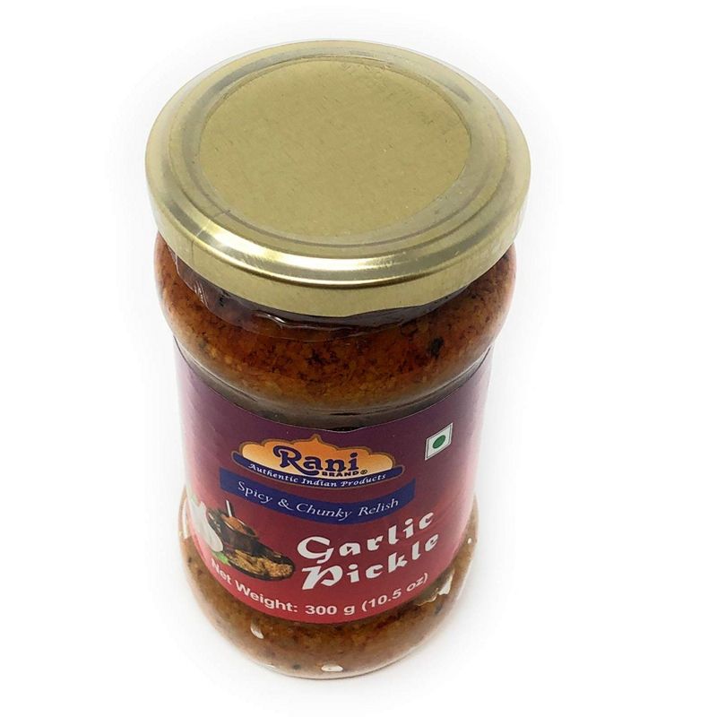 Garlic Pickle Mild (Achar, Indian Relish) - 10.5oz (300g) - Rani Brand Authentic Indian Products, 5 of 6