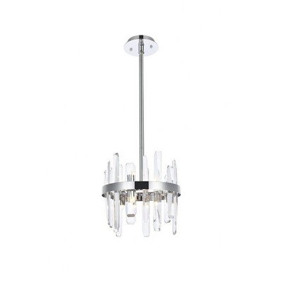 Elegant Lighting Serena 6 - Light Pendant in  Chrome