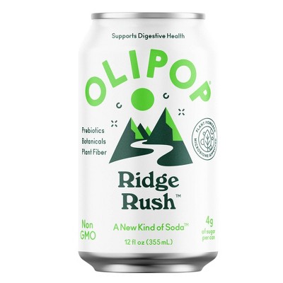 OLIPOP Ridge Rush Soda - 12 fl oz can