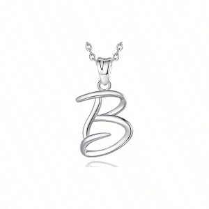 Initial Necklaces for Women, 26 Letter Classic Gift for Daughter, Sister, Mother, 18 Inch Chain - 1 of 4