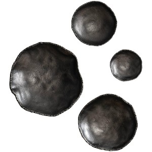 Uttermost Lucky Coins Antiqued Nickel 4-Piece Metal Wall Decor Set - 1 of 1