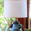 Vynxaria White Slant Drum Lampshades, 15" Top Diameter - 3 of 4