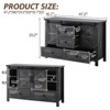 AMERLIFE Farmhouse Dresser with Sliding Barn Doors - 4 of 4