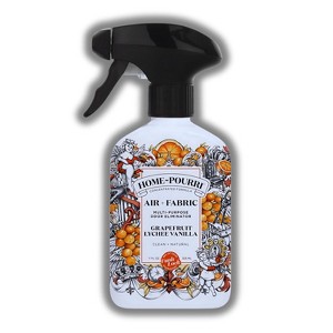 Home-Pourri Air+Fabric Multi-Purpose Odor Eliminator - Grapefruit & Lynchee Vanilla (11oz) | 100% Odor Elimination | Works on Air & Fabrics - 1 of 2