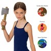 Skeleteen Realistic Hatchet Axe Toy - Wood Look Lumberjack Props Costume Accessories with Fake Tin Blade - 4 of 4