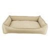 Arlee Home & Pet Cresent Lounger Orthopedic Eco-Friendly Memory Foam Dog Bolster Bed - Safari - M - 3 of 4