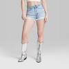 Women's High-Rise EasyRigid Cutoff Jean Shorts - Wild Fable™ - 2 of 3