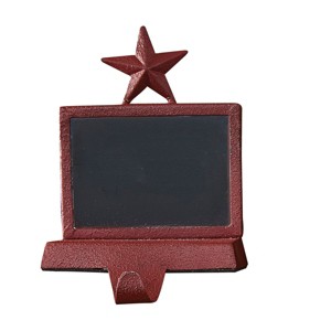 Park Designs Red Chalkboard Stocking Hanger 5"H - 1 of 3
