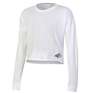 NCAA Montana State Bobcats Women's White Long Sleeve T-Shirt - 1 of 3