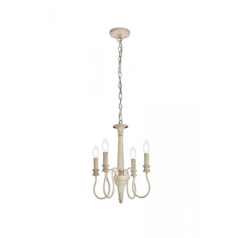 Elegant Lighting Flynx 4 lights pendant in weathered dove - image 1 of 4