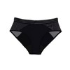 Saalt Leak Proof Period Underwear Regular Absorbency - Soft-stretch Mesh  Hipster - Volcanic Black - L : Target