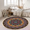 Home Decorative Round Carpet Fashion Area Rugs Bedroom Anti-slip Floor Mat 40CM - 3 of 3