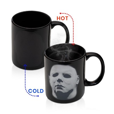 Surreal Entertainment Michael Myers Halloween Coffee Mug | Heat Changing Coffee Cup | Holds 11 Oz.