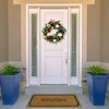 Northlight Carnation and Rose Artificial Patriotic Wreath - 24" - 2 of 4