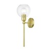 Livex Lighting Downtown 1 - Light Sconce in  Satin Brass - 4 of 4