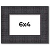 PosterPalooza | Photo Size Distressed Brown Picture Frame - UV Acrylic, Foam Board Backing, Hanging Hardware - 2 of 4