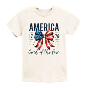 The Juniper Shop Coquette America Land Of The Free Youth Short Sleeve Tee - 1 of 4