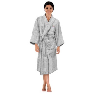 NFL Pittsburgh Steelers Women's Faux Shearling Bathrobe - 1 of 3