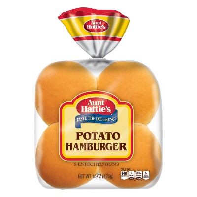 Aunt Hattie's Potato Ham Buns - 15oz/8ct
