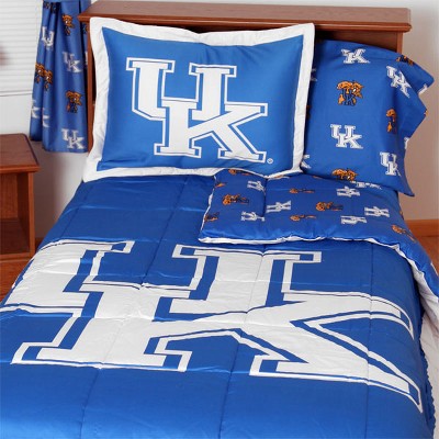 NCAA Collegiate 7pc Blue King Bedding Set - Kentucky Wildcats..