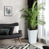 Tall Planter Set of 2 with Shelf Insert, Self-Absorbing Plastic Flower Pots - 2 of 4