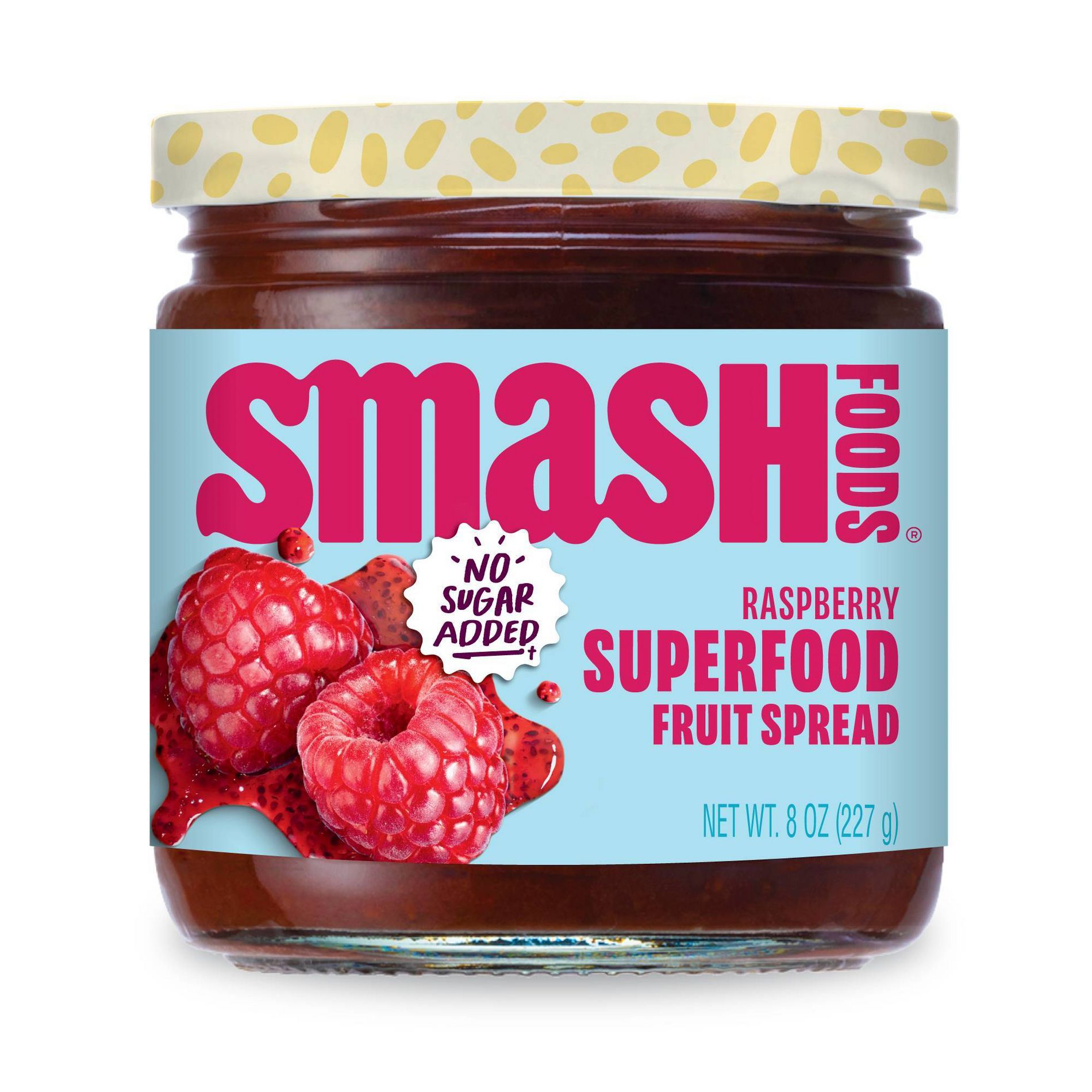 Smash Foods Raspberry Superfood Fruit Spread - 8oz