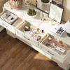 FUFU&GAGA White Horizontal Dresser, Bedroom Storage Essential, Multiple Drawers for Ample Closet Organization - 4 of 4