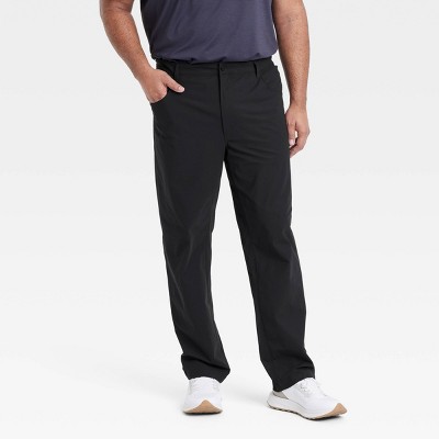 Men's Big Relaxed Fit 5-Pocket Pants - All In Motion™ Black 36x34