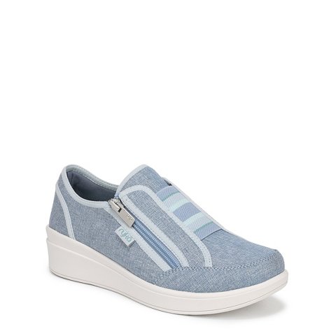 Обувь Ryka Womens Lounge Zip Shoes Flintstone Blue 8 M