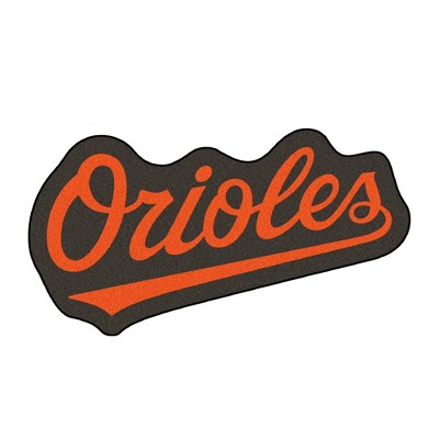 MLB Baltimore Orioles 30"x33" Script Rug