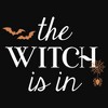 Juniors Womens Lost Gods Halloween The Witch Is In Racerback Tank Top - 2 of 4