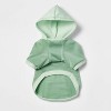 Lightweight Printed Pocket Dog Hoodie - Green - Boots & Barkley™ - 3 of 4