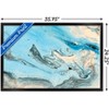 Trends International Frosted Art Trend - Marble Framed Wall Poster Prints - 3 of 4