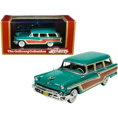 1956 Mercury Monterey Station Wagon Health Green with Wood Paneling Ltd Ed 220 pcs 1/43 Model Car by Goldvarg Collection