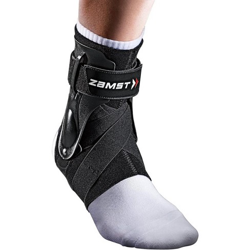 Zamst A2-DX Sports Ankle Brace with Protective Guards for High Ankle  Sprains and Chronic Ankle Instability – Black - Right Foot/Large