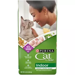 Purina Cat Chow Indoor with Chicken Adult Complete & Balanced Dry Cat Food - 6.3lbs