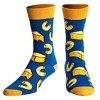 Crazy Socks, Fun Food & Snack Themed Crew Socks for Men, Colorful Assorted Styles - 2 of 4