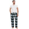 Ashford & Brooks Mens Super Soft Flannel Plaid Pajama Sleep Pants - 4 of 4