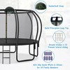 BestParts 12FT Outdoor Trampoline with Basketball Hoop & Safety Net – Upgraded ArcPole Design - 2 of 4