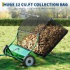 Tow-Behind Lawn Sweeper, 25 Cu.Ft Hopper, Adjustable Height, Universal Hitch - 4 of 4