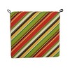 Blazing Needles, 20-inch by 19-inch Patterned Outdoor Chair Cushions (Set of 4) - 2 of 2