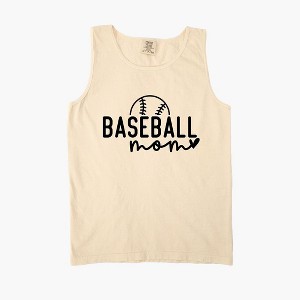 Simply Sage Market Women's Baseball Mom Ball Garment Dyed Heavy Weight Tank - 1 of 2