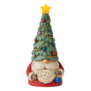 Jim Shore 9.0 Inch Let Your Joy Shine Through Tree Lighted Gnome Gnome Figurines - 1 of 3
