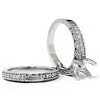 Pompeii3 5/8ct Diamond Engagement Matching Wedding Ring Setting - 2 of 4